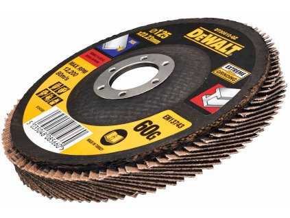 33686 dt30612 dewalt brusny lamelovy kotouc extreme na kov plochy 125x22 2x60g jumbo typ 27