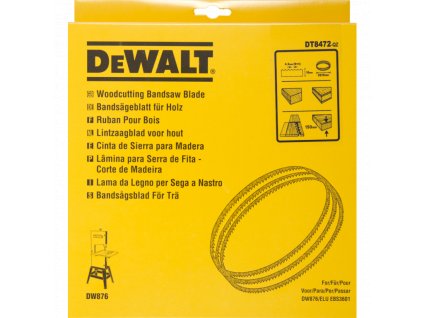 2296 dt8472 dewalt pilovy pas drevo a plasty univerzalni sirka 10mm