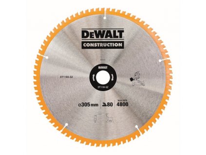 2389 1 dt1184 dewalt pilovy kotouc 305x30mm 80zubu uhel brouseni zubu atb 5
