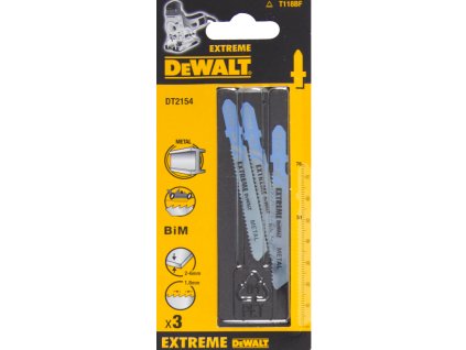 3034 dt2154 dewalt pilovy platek extreme na kovy do tl 6 mm ocel 3 5 mm 3ks 76 mm t118bf