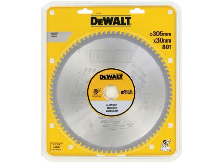 33191 2 dt1916 dewalt pilovy kotouc 305 x 30mm 80zubu tcg 5 pro rezani hliniku