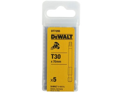 35216 1 dt7295 dewalt sroubovaci bity 5 ks t30 x 70 mm