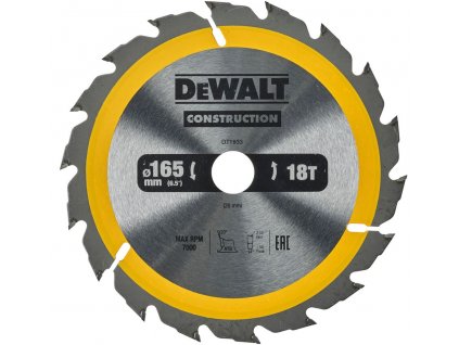33215 dt1933 dewalt pilovy demolicni kotouc 165x20mm 18 zubu atb 20 2 4mm sirka rezu