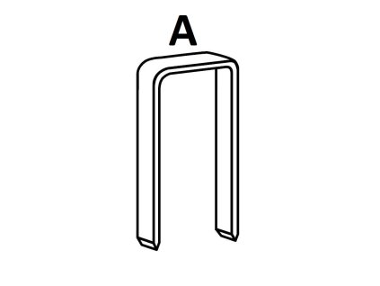 BOSTITCH kartonážní sponky A 15-18 mm, pozink 2000ks (D?lka 1331500Z spony A - 15 mm, pozink 2000ks)