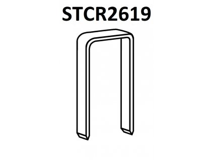 BOSTITCH spony STCR2619 6-10 mm, pozink 5000ks (D?lka STCR26191/4 spony - 06 mm, pozink 5000ks)