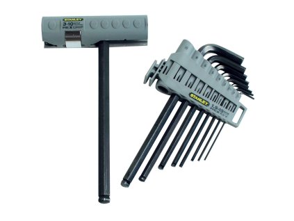 809 0 89 904 stanley 9dilna sada sestihrannych zastrcnych klicu s kulickou v nasazovaci rukojeti imbus