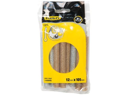 39071 2 stht1 70437 nizkoteplotni barevna tavna lepidla v tycinkach stanley zlata stribrna