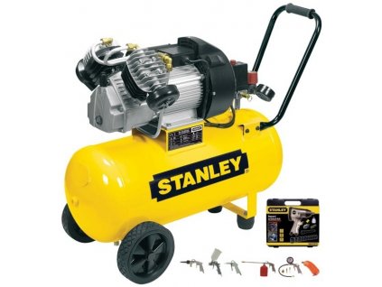 609 stanley dv2 400 10 50 kit kompresor 2valcovy prislusenstvi olejovy profi s nadrzi 50l a tlakem 10bar