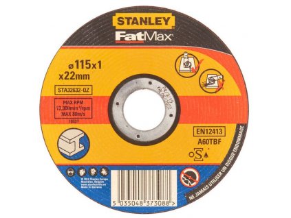 41976 sta32632 stanley fatmax rezny kotouc 115 x 22 2mm x 1 0mm na kov