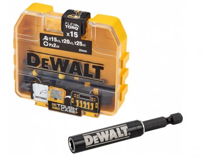 42471 1 dt70522t dewalt flextorq 16dilna sada sroubovacich bitu