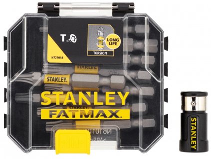 45213 sta88566 stanley 10dilna sada 50mm torznich bitu torx s drzakem bitu