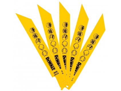 45797 dt2385 dewalt pilove platky 152 mm 5 ks pro jemne rezy v kovu plechu trubkach a profilech