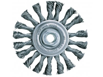 49907 dt3502 dewalt radialni rotacni copankovy drateny kartac 115mm pro uhlove brusky
