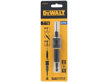 50412 1 dt70786 qz dewalt spojka zahlubnik vodici vrtak 2 38 mm a sroubovaci nastavec pz2 no6