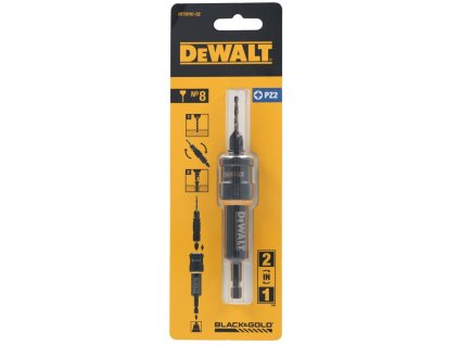 50415 dt70787 qz dewalt spojka zahlubnik vodici vrtak 2 77 mm a sroubovaci nastavec pz2 no8