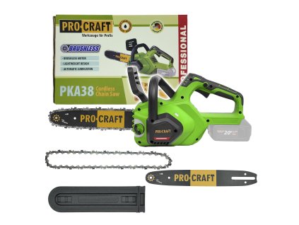 5953 aku rucni pilka procraft pka38 bez baterie a nabijecky pka38