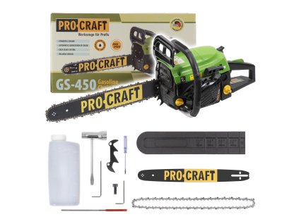 6285 benzinova retezova pila procraft gs 450 gs 450