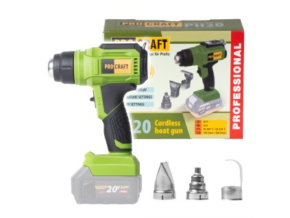 6338 aku pistole horkovzdusna procraft ph20bb bez baterie a nabijecky ph20bb