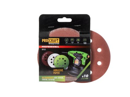6670 brusny papir 10 ks procraft kd125150 kd125150
