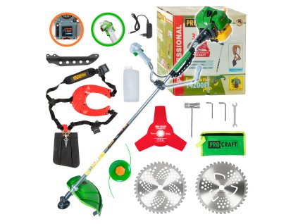 6673 benzinovy krovinorez s elektrickym startovanim procraft t4200el pro t4200el pro