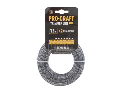 6972 struna zaci s vystuhou 3mm 15m spirala procraft spj 315