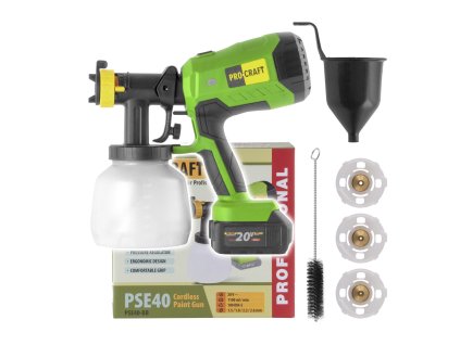 7165 aku strikaci pistole procraft pse40bb bez baterie a nabijecky pse40bb