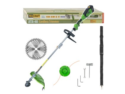 7222 aku krovinorez procraft ata 40bb bez baterie a nabijecky ata 40bb