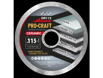 8099 diamantovy rezny kotouc ceramic procraft dr115 dr115
