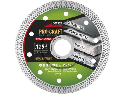8102 diamantovy rezny kotouc ceramic pro procraft dm125 dm125