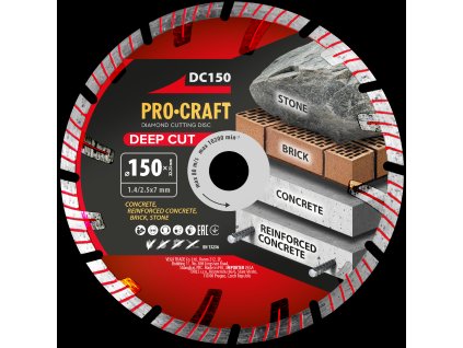 8105 diamantovy rezny kotouc deep cut procraft dc150 dc150