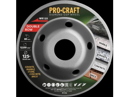 8115 diamantova brusna ciska procraft wr125 double row wr125