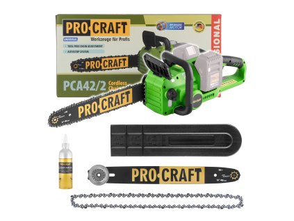 8253 aku retezova pila procraft pca422 bez baterie a nabijecky pca422