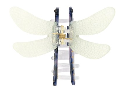coucou suzette accessoire accessory cadeau gift tendance mode trendy fashion merveilleuses bestioles wonderful bugs printemps spring pince cheveux hairclaw libellule dragonfly blue blue nacre pearly Web3