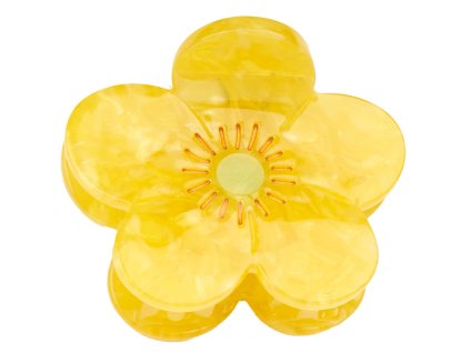 coucou suzette accessoire accessory cadeau gift tendance mode trendy fashion joli jardin lovely garden pince cheveux mini hair claw printemps spring fleur flower bouton or buttercup jaune yellow3