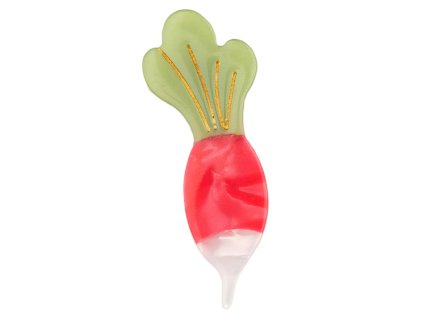 coucou suzette accessoire cheveux fruit legume veggie kitsch fruits hair claw fruit hair clip fun vegs hairclaw Meryl Hubert Radis web 2