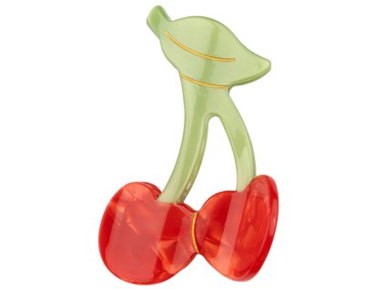 coucou suzette accessoire cheveux fruit legume veggie kitsch fruits hair claw fruit hair clip fun vegs hairclaw hairclip Méryl Hubert Cerise web 2
