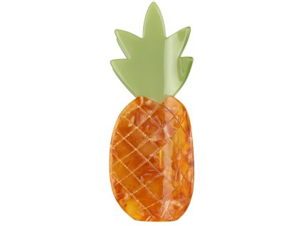 coucou suzette accessoire accessory cadeau gift tendance mode trendy fashion vitamine vitamin pince cheveux hair claw ete summer ananas pineapple fruit brown marron vert green3