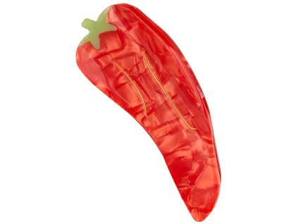 coucou suzette accessoire accessory cadeau gift tendance mode trendy fashion vitamine vitamin pince cheveux hair claw ete summer piment chili pepper fruit spicy rouge red3