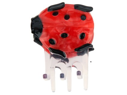 coucou suzette accessoire accessory cadeau gift tendance mode trendy fashion merveilleuses bestioles wonderful bugs printemps spring mini pince cheveux mini hairclaw coccinelle ladybug ladybird red rouge point dot Web3
