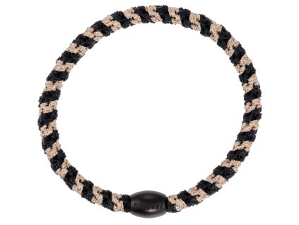 KKNEKKI Slim Black beige glitter stripe 25pcs primary