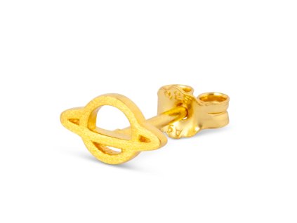 LULU1262 Saturn earring 1 pcs Gold Plated Main