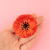 coucou suzette flower hair clip floral poppy hair claw cute fun red poppies accessories barrette coquelicot rouge pince cheveux coquelicots pavot 4 web