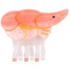 coucou suzette accessoire accessory cadeau gift mini pince à cheveux hair claw coquillages et crustacés shellfish and crustaceans mer sea crevette shrimp rose pink paillettes glittery Web2