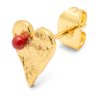 LULU1843 Sweet Heart earring 1 pcs Passion Red Extra 3