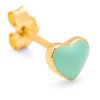 LULU1024 Love U earring 1 pcs Mint Extra 6