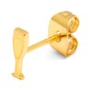 LULU1845 Pop earring 1 pcs Gold Plated Gold Plated Extra 6