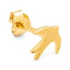 LULU1853 Swallow earring 1 pcs Gold Plated Extra 5