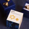 LULU1650 Family Star earrings pair Gold Plated Extra 2