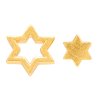 LULU1650 Family Star earrings pair Gold Plated Main