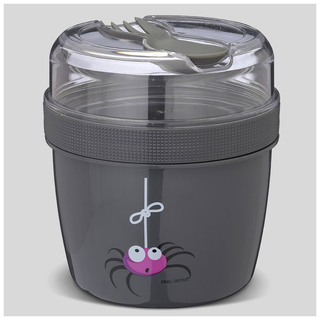 Carl Oscar - N'ice Cup™ Svačinový box s chladicí vložkou L - šedá